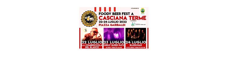  Foody beer fest a Casciana Terme - 22-23 e 24 luglio